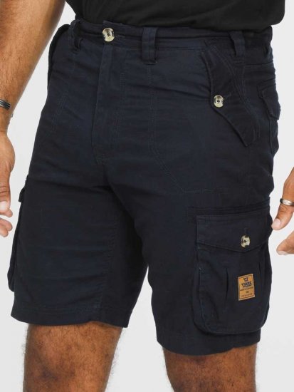 D555 RODNEY Cotton Cargo Shorts Navy - Szorty - Szorty W40-W60