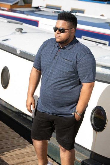 D555 FOXLEY Pique Reno Polo Navy - Koszulki polo - Koszulki Polo 2XL-8XL