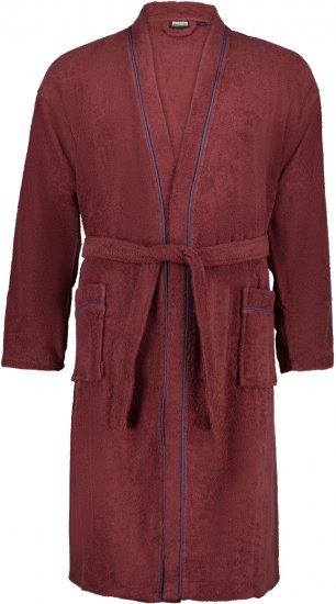 Adamo Joey Bathrobe Burgundy - Bielizna & stroje kąpielowe - Bielizna & Stroje kąpielowe 2XL-8XL