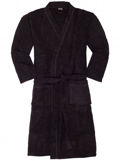 Adamo Joey Bathrobe Black - Bielizna & stroje kąpielowe - Bielizna & Stroje kąpielowe 2XL-8XL