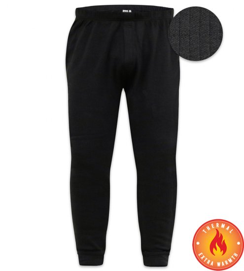 D555 Boston Thermal Long Johns Black - Bielizna & stroje kąpielowe - Bielizna & Stroje kąpielowe 2XL-8XL