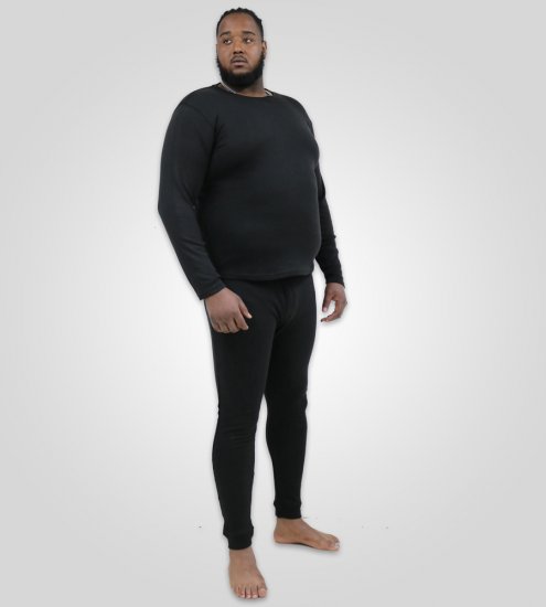 D555 Boston Thermal Long Johns Black - Bielizna & stroje kąpielowe - Bielizna & Stroje kąpielowe 2XL-8XL