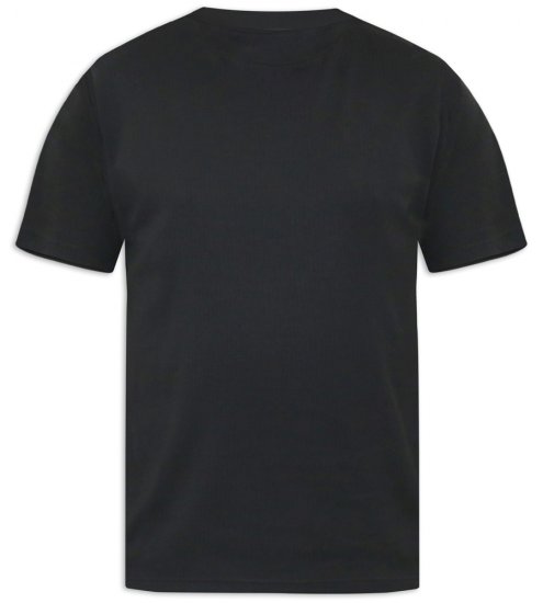 D555 Motherwell Thermal Short Sleeve T-Shirt Black - Bielizna & stroje kąpielowe - Bielizna & Stroje kąpielowe 2XL-8XL