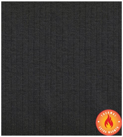 D555 Motherwell Thermal Short Sleeve T-Shirt Black - Bielizna & stroje kąpielowe - Bielizna & Stroje kąpielowe 2XL-8XL