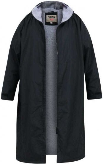 D555 Webber wodoodporna kurtka z podszewką sherpa czarna - Kurtki Męskie Duże Rozmiary - Kurtki Duże rozmiary 2XL-8XL