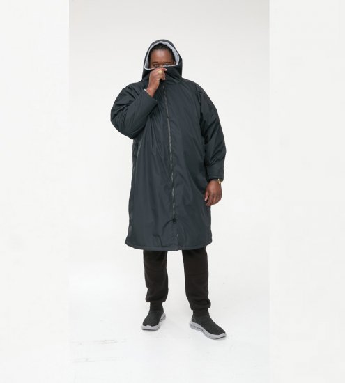 D555 Webber wodoodporna kurtka z podszewką sherpa czarna - Kurtki Męskie Duże Rozmiary - Kurtki Duże rozmiary 2XL-8XL