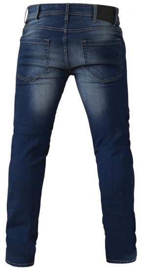D555 Ambrose Tapered Fit Stretch Jeans Dark Blue TALL SIZES - ODZIEŻ MĘSKA MT-6XLT - WYSOKIE-rozmiary