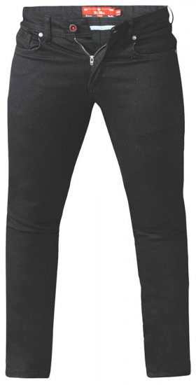 D555 Claude Stretch Jeans Black TALL SIZES - ODZIEŻ MĘSKA MT-6XLT - WYSOKIE-rozmiary
