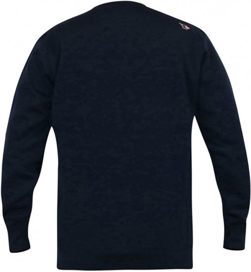 D555 KEYWORTH Authentic Printed Crew Neck Sweatshirt Navy - Bluzy & bluzy z kapturem - Bluzy & Bluzy z kapturem 2XL-12XL
