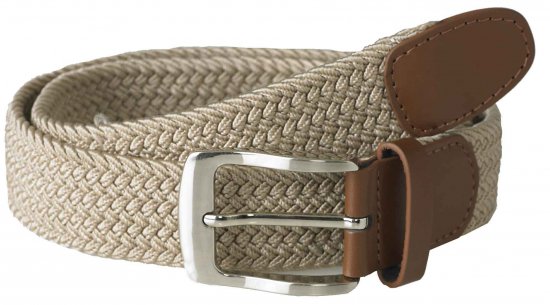D555 Frank Braided Belt Stone - Paski - Paski Duże Rozmiary - W40-W70/2XL-8XL