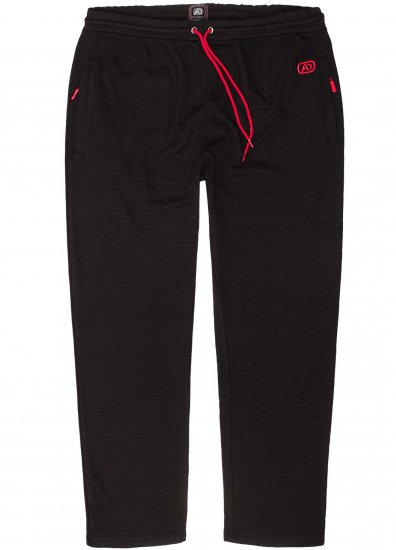 Adamo Matteo Ottoman Sweatpants Black - Dresy & spodenki dresowe - Dresy & Spodnie Dresowe 2XL-12XL