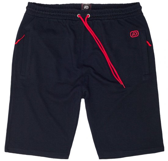 Adamo Marcel Ottoman Sweatshorts Navy - Dresy & spodenki dresowe - Dresy & Spodnie Dresowe 2XL-12XL
