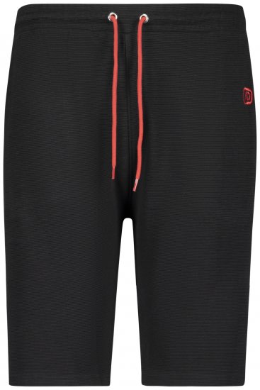 Adamo Marcel Ottoman Sweatshorts Black - Dresy & spodenki dresowe - Dresy & Spodnie Dresowe 2XL-12XL