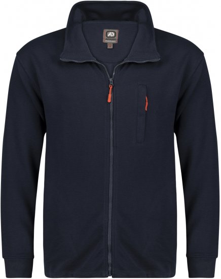 Adamo Max Ottoman Sweatshirt Navy - Bluzy & Bluzy z kapturem - Bluzy & Bluzy z kapturem 2XL-12XL