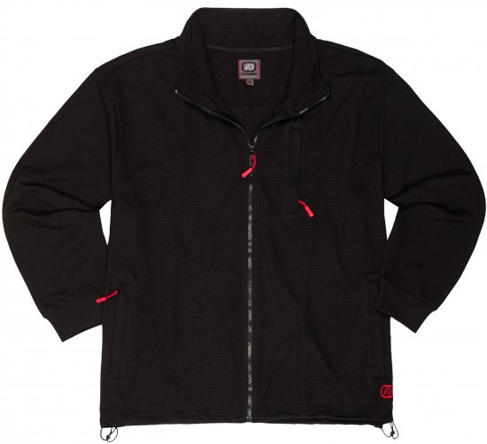 Adamo Max Ottoman Sweatshirt Black - Bluzy & bluzy z kapturem - Bluzy & Bluzy z kapturem 2XL-12XL