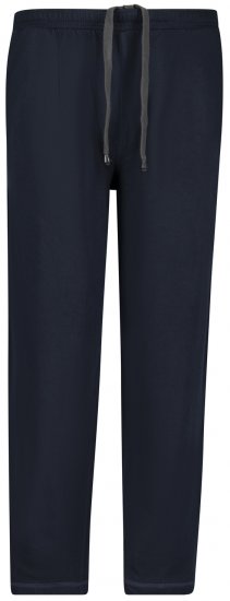 Adamo Athen Sweatpants with Open Hem Navy - Dresy & spodenki dresowe - Dresy & Spodnie Dresowe 2XL-12XL