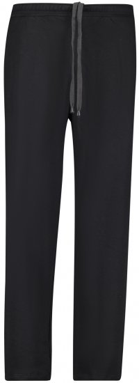Adamo Athen Sweatpants with Open Hem Black - Dresy & spodenki dresowe - Dresy & Spodnie Dresowe 2XL-12XL