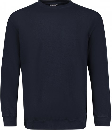 Adamo Athen Crew neck Sweatshirt Navy - Bluzy & bluzy z kapturem - Bluzy & Bluzy z kapturem 2XL-12XL