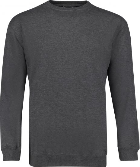 Adamo Athen Crew neck Sweatshirt Charcoal - Bluzy & Bluzy z kapturem - Bluzy & Bluzy z kapturem 2XL-12XL