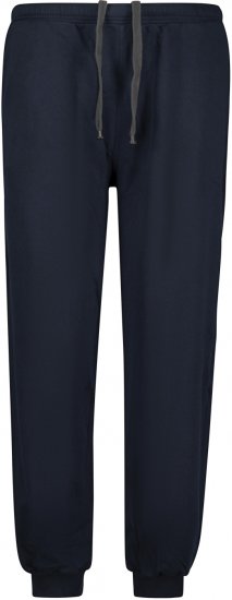 Adamo Athen Sweatpants with Cuffs Navy - Dresy & spodenki dresowe - Dresy & Spodnie Dresowe 2XL-12XL