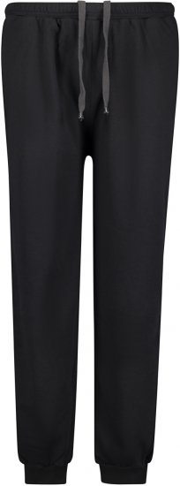 Adamo Athen Sweatpants with Cuffs Black - Dresy & spodenki dresowe - Dresy & Spodnie Dresowe 2XL-12XL