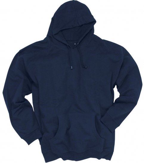 Adamo Athen Hoodie without Zipper Navy - Bluzy & bluzy z kapturem - Bluzy & Bluzy z kapturem 2XL-12XL