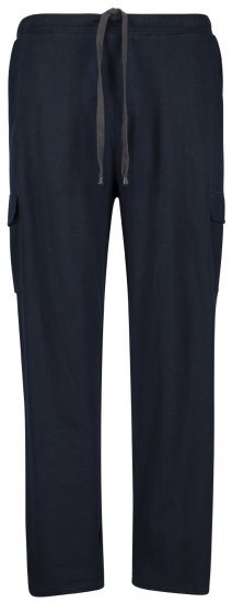Adamo Athen Sweatpants with Cargo-pocket Navy - Dresy & Spodenki dresowe - Dresy & Spodnie Dresowe 2XL-12XL
