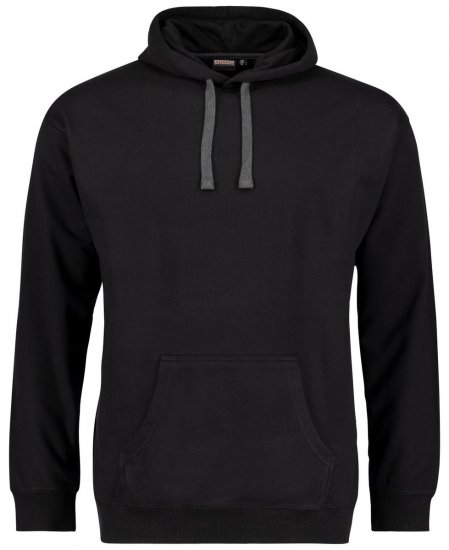 Adamo 159310 Bluza z kapturem Czarna - Bluzy & bluzy z kapturem - Bluzy & Bluzy z kapturem 2XL-12XL
