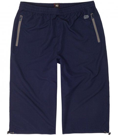 Adamo Oskar Capri Shorts Navy - Dresy & spodenki dresowe - Dresy & Spodnie Dresowe 2XL-12XL
