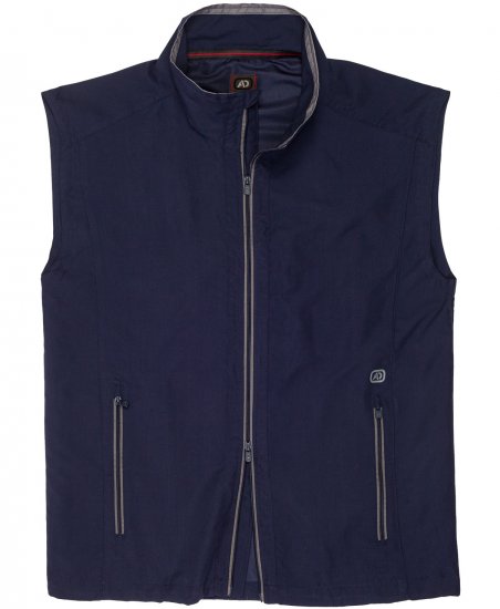 Adamo Orlando Fitness Vest Full Zipper Navy - Odzież sportowa - Odzież sportowa 2XL-10XL