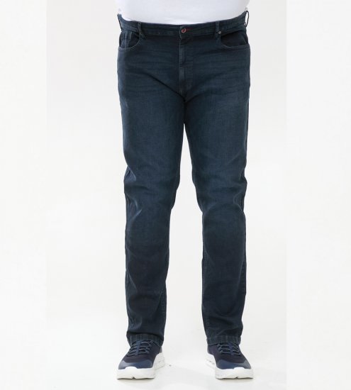 D555 Daniel Tapered Fit Stretch Jeans Blue/Black Wash - Dżinsy & spodnie - Dżinsy i Spodnie - W40-W70