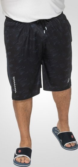 D555 Woking Dry Wear Fully Elasticated Polyester Shorts Navy - Odzież sportowa - Odzież sportowa 2XL-10XL
