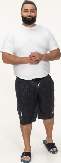 D555 Woking Dry Wear Fully Elasticated Polyester Shorts Navy - Odzież sportowa - Odzież sportowa 2XL-10XL