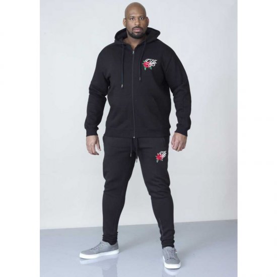 D555 Verlin Couture Full Zip Hoodie Black - Bluzy & bluzy z kapturem - Bluzy & Bluzy z kapturem 2XL-12XL