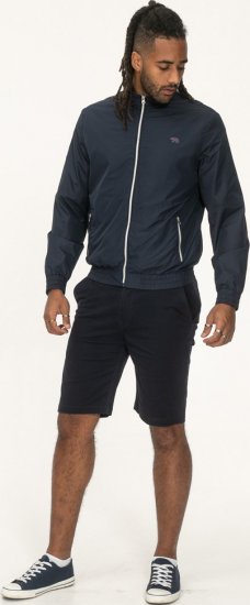 D555 Ealing Lightweight Zip Through Jacket With Zip Pockets Navy - Kurtki Męskie Duże Rozmiary - Kurtki Duże rozmiary 2XL-8XL