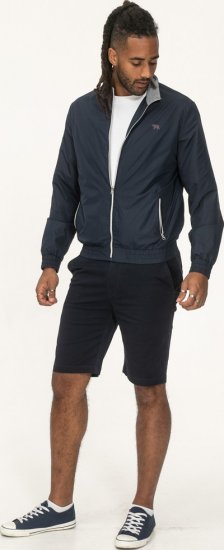 D555 Ealing Lightweight Zip Through Jacket With Zip Pockets Navy - Kurtki Męskie Duże Rozmiary - Kurtki Duże rozmiary 2XL-8XL