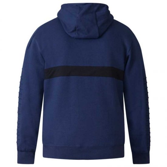 D555 Sergio Half Zip Hoodie Navy - Bluzy & bluzy z kapturem - Bluzy & Bluzy z kapturem 2XL-12XL