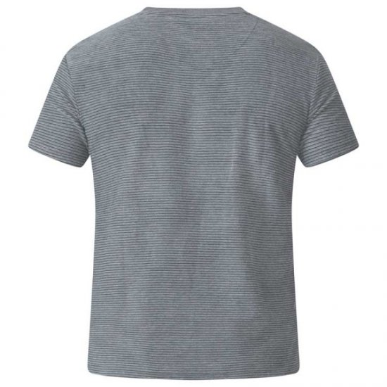 D555 Agler Waffle T-shirt Khaki - Koszulki - T-shirty meskie Duże Rozmiary - 2XL-14XL