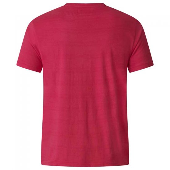 D555 Naughty X-mas T-shirt Red - Koszulki - T-shirty meskie Duże Rozmiary - 2XL-14XL