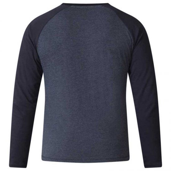 D555 Neill Long Sleeve T-shirt Black - Koszulki - T-shirty meskie Duże Rozmiary - 2XL-14XL