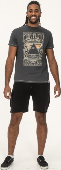 D555 HANLEY Official Pink Floyd Crew Neck T-Shirt Dark Grey TALL SIZES - ODZIEŻ MĘSKA MT-6XLT - WYSOKIE-rozmiary