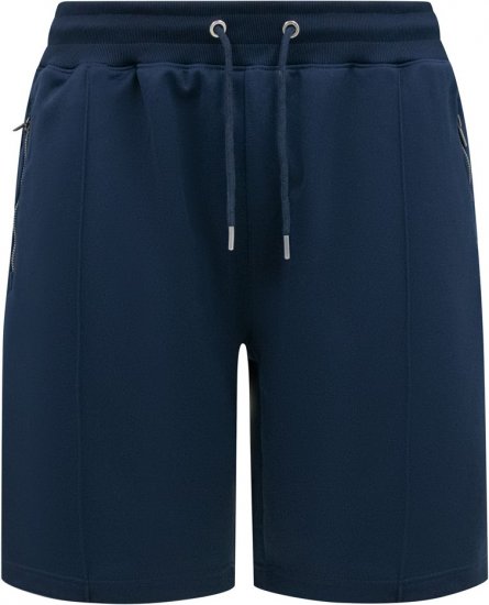 D555 Spalding Elasticated Waist Interlock Shorts Navy - Dresy & spodenki dresowe - Dresy & Spodnie Dresowe 2XL-12XL