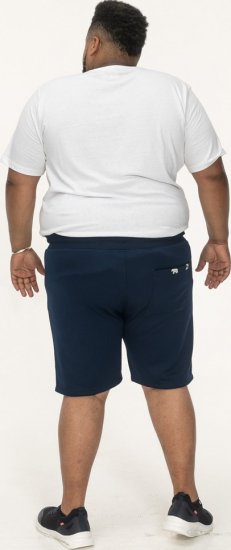 D555 Spalding Elasticated Waist Interlock Shorts Navy - Dresy & spodenki dresowe - Dresy & Spodnie Dresowe 2XL-12XL