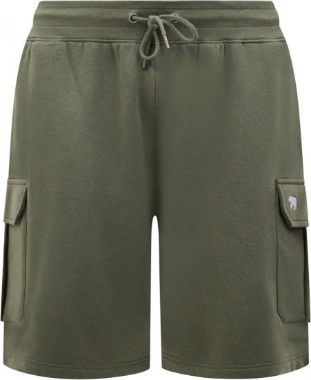 D555 Wigan 1 Elasticated Waist Fleece Cargo Shorts Khaki - Dresy & spodenki dresowe - Dresy & Spodnie Dresowe 2XL-12XL