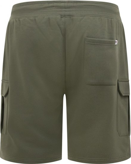 D555 Wigan 1 Elasticated Waist Fleece Cargo Shorts Khaki - Dresy & spodenki dresowe - Dresy & Spodnie Dresowe 2XL-12XL