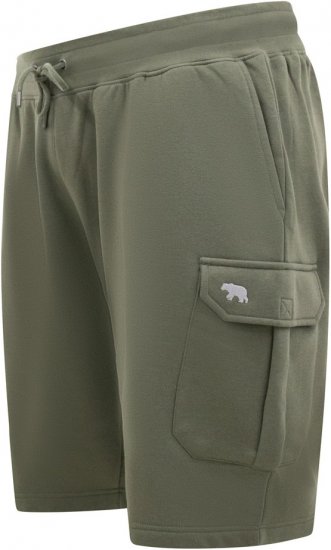 D555 Wigan 1 Elasticated Waist Fleece Cargo Shorts Khaki - Dresy & spodenki dresowe - Dresy & Spodnie Dresowe 2XL-12XL
