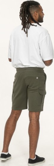 D555 Wigan 1 Elasticated Waist Fleece Cargo Shorts Khaki - Dresy & spodenki dresowe - Dresy & Spodnie Dresowe 2XL-12XL