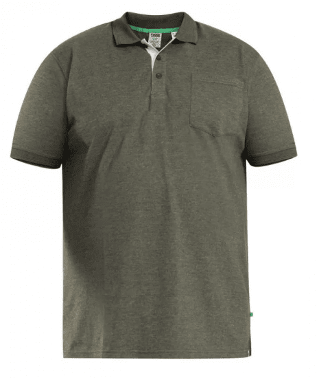 D555 Grant Polo Shirt Khaki - Koszulki polo - Koszulki Polo 2XL-8XL