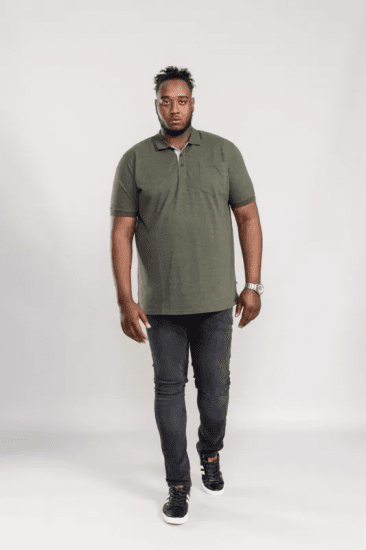 D555 Grant Polo Shirt Khaki - Koszulki polo - Koszulki Polo 2XL-8XL