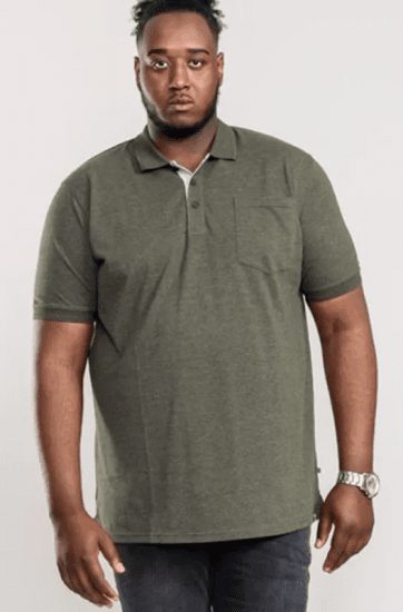 D555 Grant Polo Shirt Khaki - Koszulki polo - Koszulki Polo 2XL-8XL